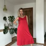 Aura dress Love red