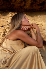 Aura dress Golden glow