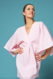 Luna linen short dress