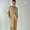 Luna maxi Dress in Gold - Image 5