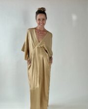 Luna maxi Dress in Gold - Image 5