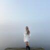 Luna linen short dress in white - Image 3